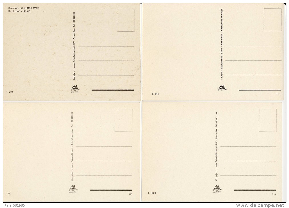 8 Ansichtkaarten Putten - Putten