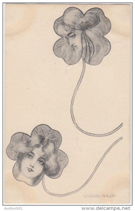 19088g LUDWIG RAUH - Art Nouveau - 1902 - Autres & Non Classés