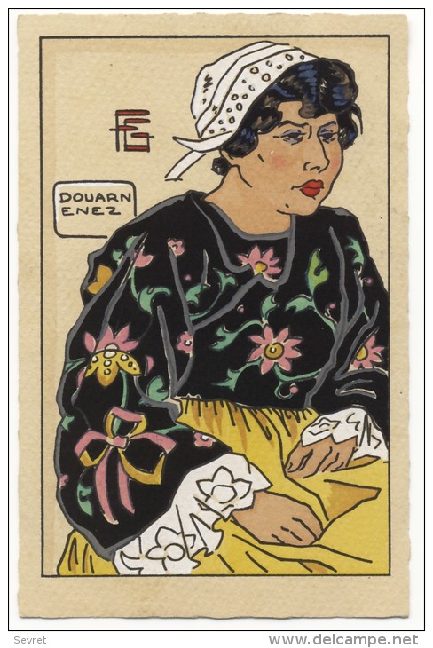 GEO FOURRIER - Ed Artistiques Parisiens- Jeune Femme De Douarnenez. - Fourrier, G.