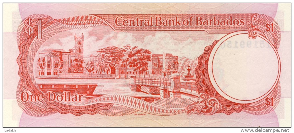 BILLET # BARBADE # 1 DOLLAR  # 1973  # PICK N° 29 - Barbados