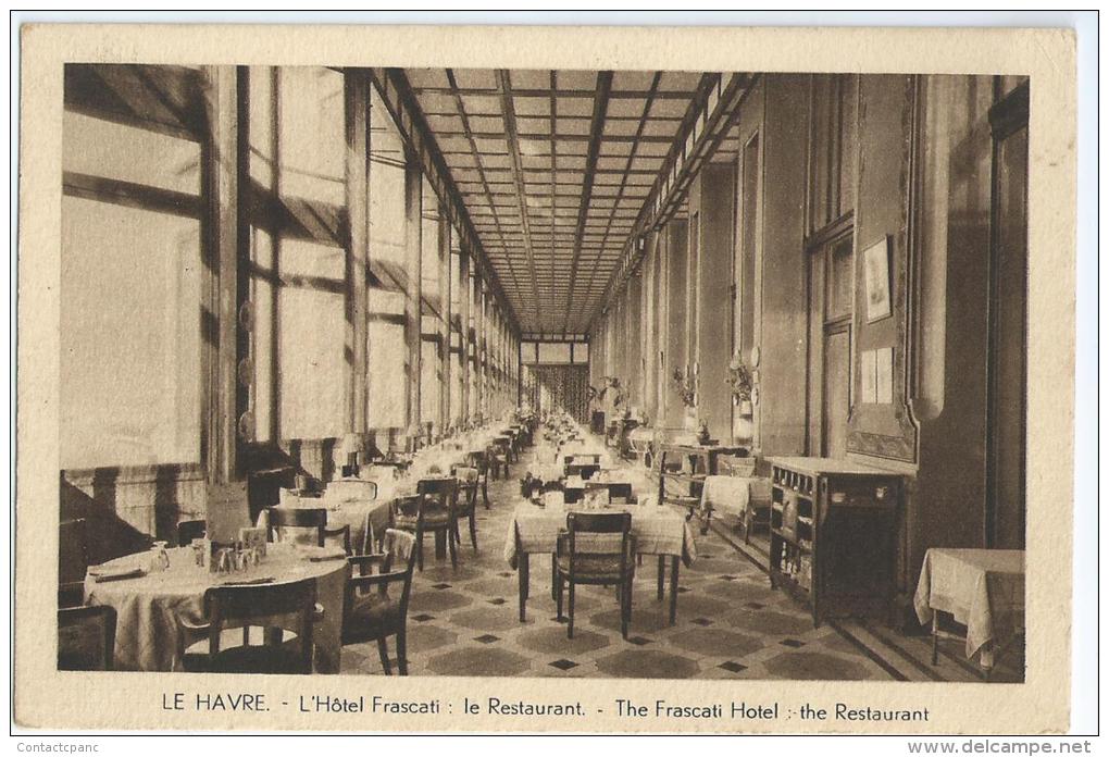 LE  HAVRE  ( 76 )  - L´ Hôtel  Frascati   -  Le Restaurant - Unclassified