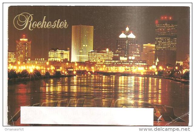 67810) Cartolina Di Rochester - At Night - Viaggiata - Rochester