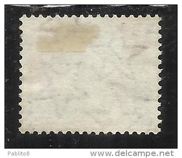 ITALY REPUBLIC ITALIA REPUBBLICA 1955 1956 TASSE TAXES 8 LIRE STELLE SEGNATASSE USED BEN CENTRATO - Taxe