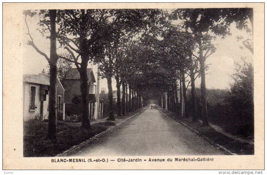 BLANC MESNIL  -  Cité Jardin  -   Avenue Du Maréchal Galliéni - Le Blanc-Mesnil