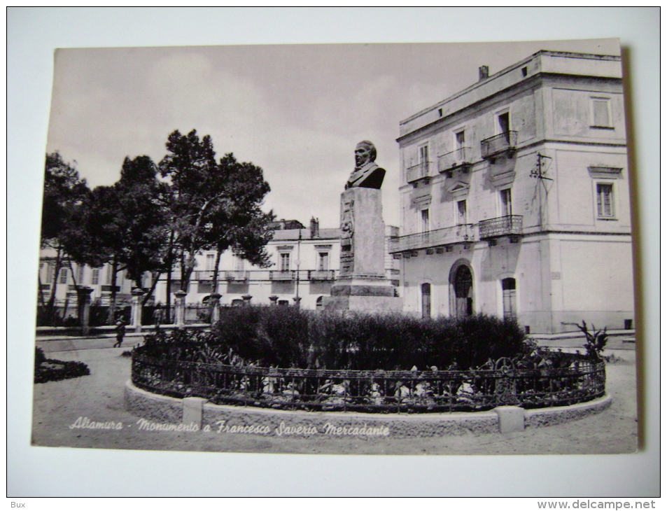 ALTAMURA     BARI  PUGLIA BARI    VIAGGIATA   COME DA FOTO - Altamura