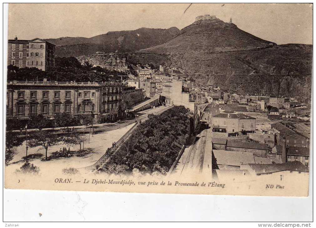 Oran - Le Djebel-Mourdjadjo, Vue Prise De La Promenade De L'étang  -  N.D. Phot. - Oran