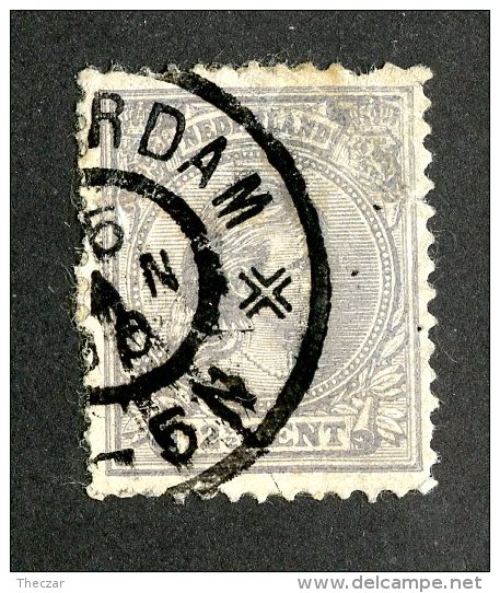 3606x)  Netherlands 1894 - Sc# 44a ~ Used - Oblitérés