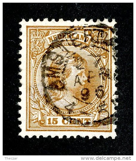 3613x)  Netherlands 1894 - Sc# 45 ~ Used - Oblitérés