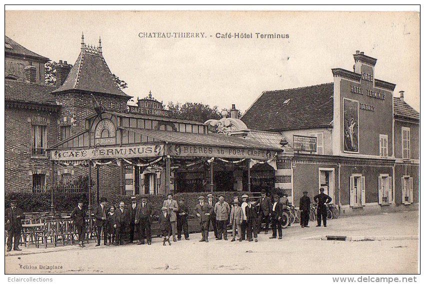 Chateau Thierry  02    Café Hotel Terminus - Chateau Thierry