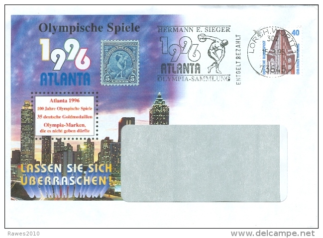 BRD Lorch MWST 1996 Olympia-Sammlung Diskuswerfer Olympische Spiele Atlanta 1996 - Zomer 1996: Atlanta