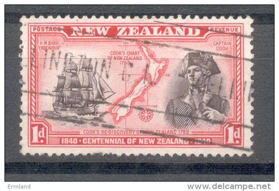 Neuseeland New Zealand 1940 - Michel Nr. 254 O - Gebraucht