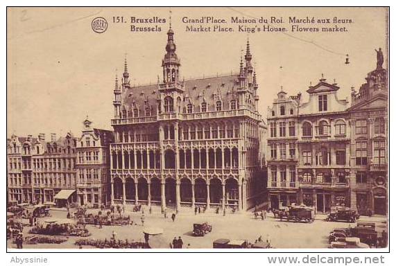 D7 3012 - BELGIQUE - BRUXELLES - Grand´ Place - Maison Du Roi - Marché Aux Fleurs - Albert - Märkte