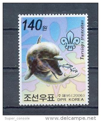 COREE DU NORD   NORTH KOREA   2006   Yvert 3562   MNH   DOLPHIN   DAUPHIN   DELPHIN - Dolphins