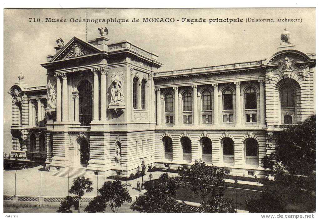 817- Postal Museo Oceanografico Mónaco - Musée Océanographique