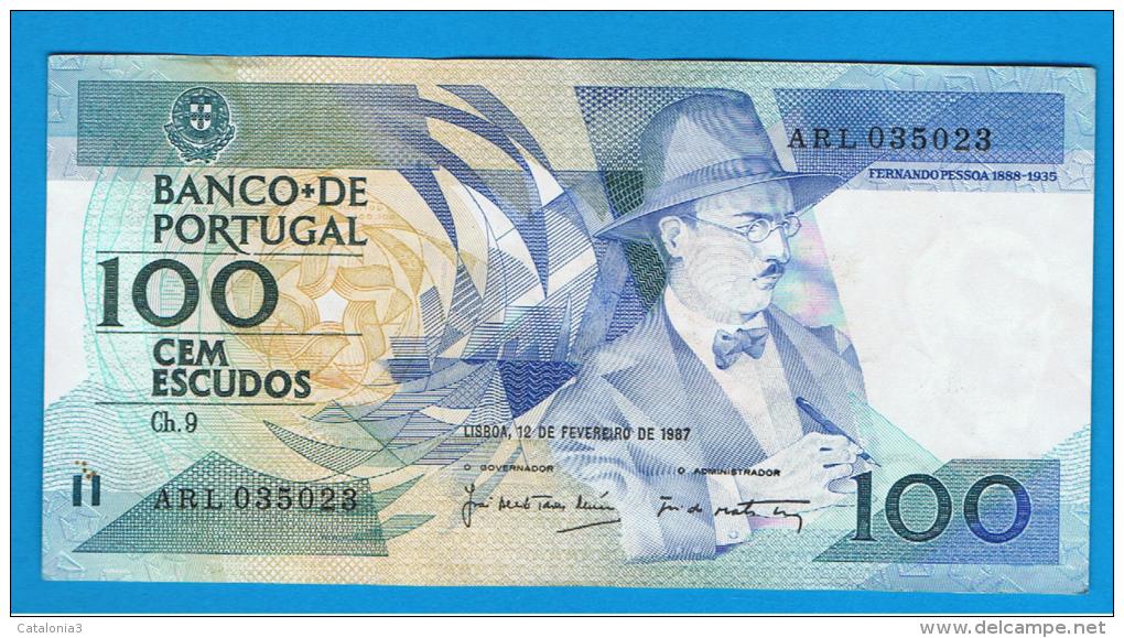 PORTUGAL -  100 Escudos 1987 Circulado  P-179 - Portugal