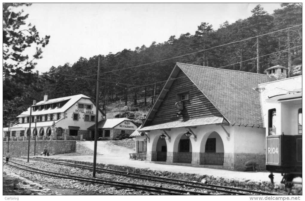 Puerto De Navacerrada. Estacion Del Ferrocarril (La Gare - Stazione - RR Station - Banhof) - Sonstige & Ohne Zuordnung