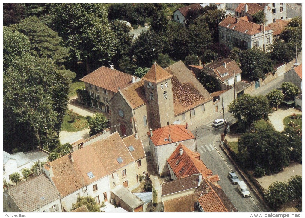 CPM (94) MANDRES LES ROSES, église, Jamais Voyagée - Mandres Les Roses