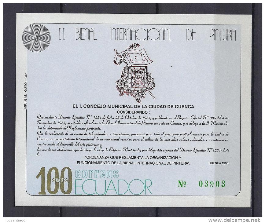 ECUADOR 1989 - Yvert #H86 - MNH ** - Ecuador