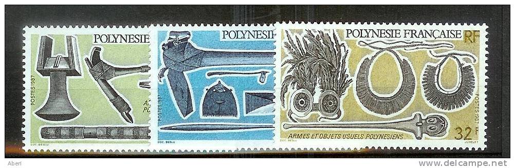 POLYNESIE  N° 288 à 290**    ARMES Et Objets Usuels - Nuovi