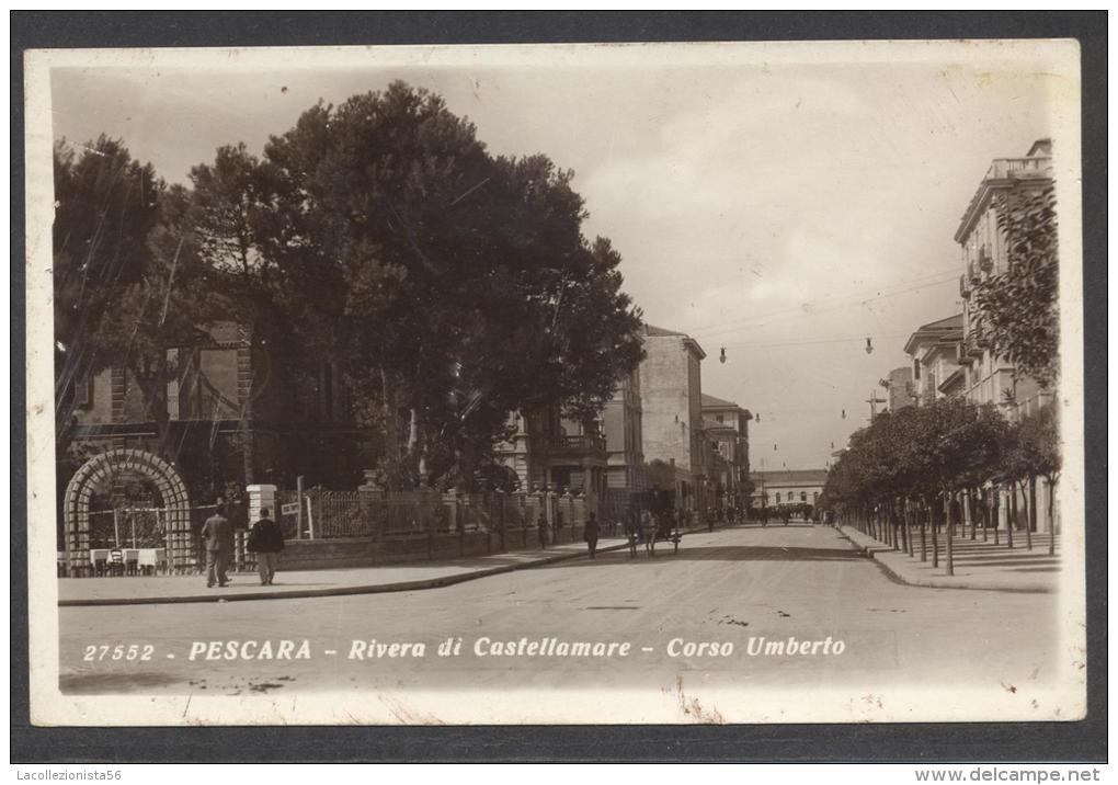 5760-PESCARA-RIVERA DI CASTELLAMARE-CORSO UMBERTO-1933-FP - Pescara