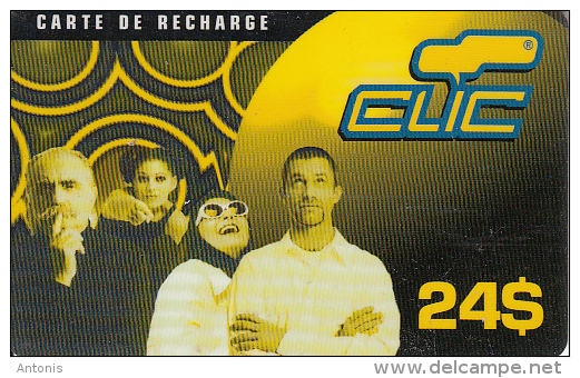 LEBANON - People, Clic By Cellis Recharge Card(plastic) $24, Exp.date 30/11/02, Used - Libano