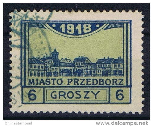 Poland Local Issues 1917 Przedbórz, Mi 5 Type 3, Used, Perfo 11,5 - Used Stamps