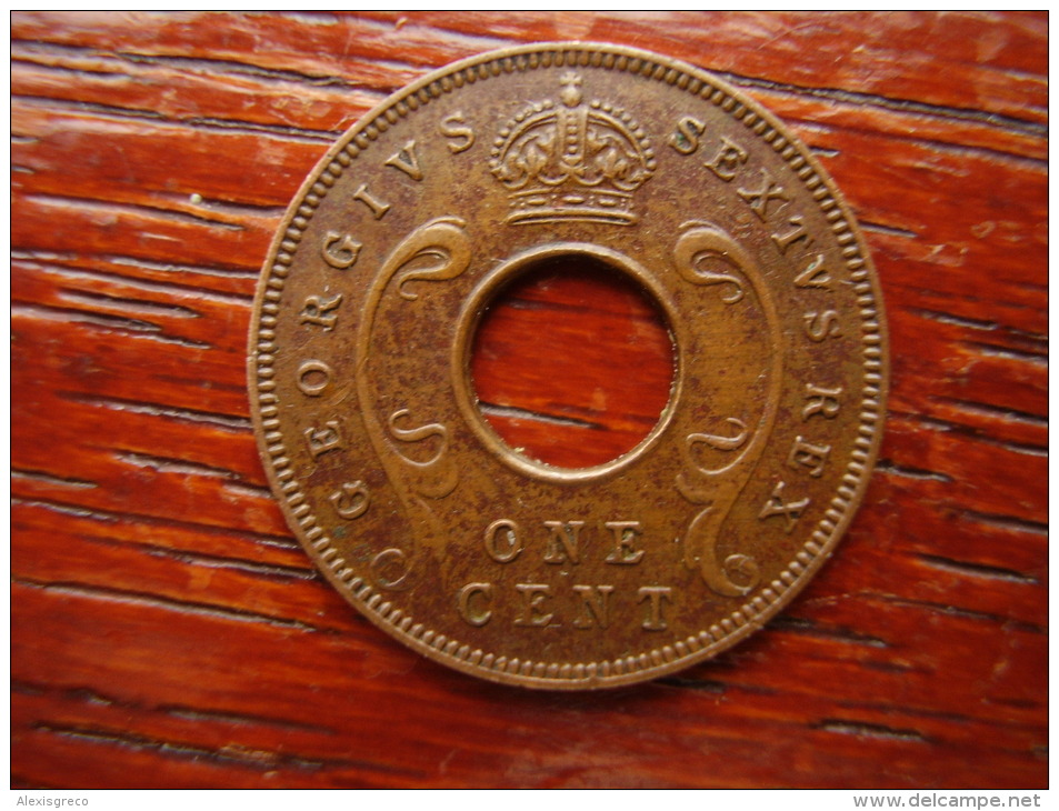 BRITISH EAST AFRICA USED EXCELLENT ONE CENT COIN BRONZE Of 1951 KN. - East Africa & Uganda Protectorates
