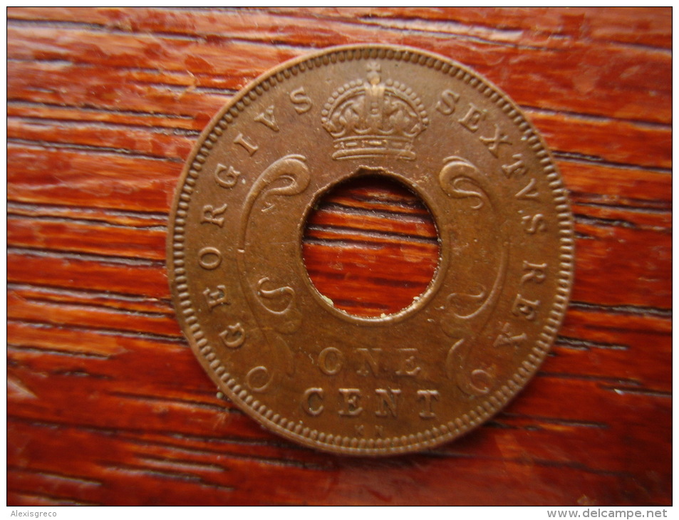 BRITISH EAST AFRICA USED EXCELLENT ONE CENT COIN BRONZE Of 1951 KN. - East Africa & Uganda Protectorates