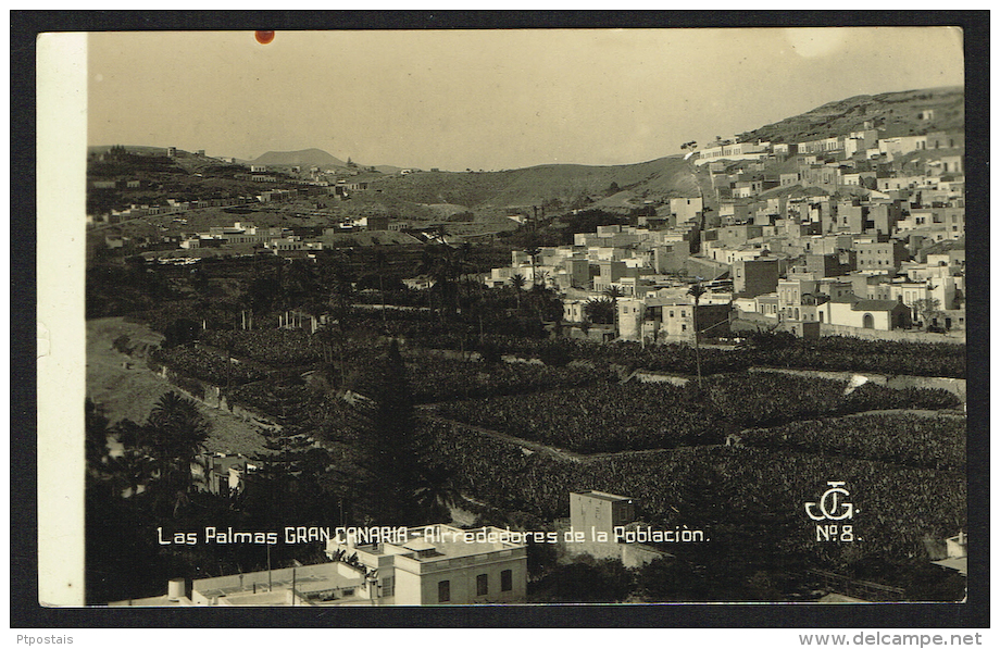 LAS PALMAS Gran Canaria (Spain) - Alrrededores De La Poblacion - Carte Photo RARE - La Palma