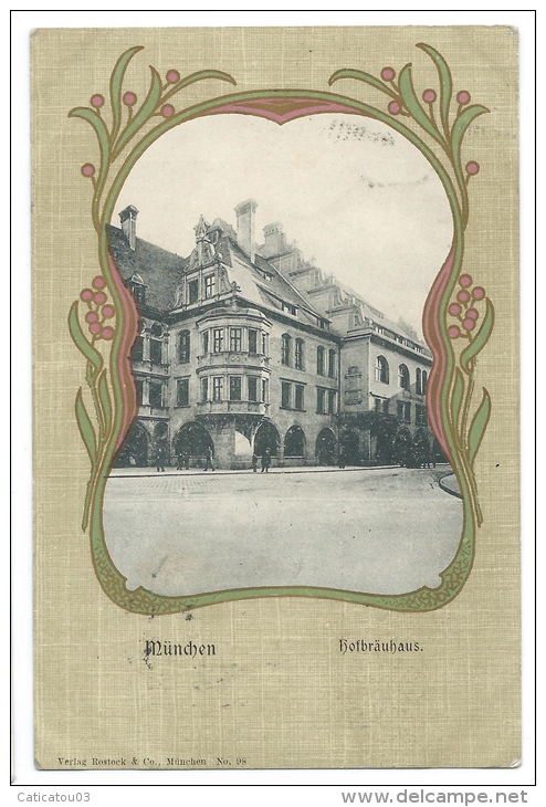 MÜNCHEN (Allemagne) - Munich - Hofbräuhaus - La Plus Grande Brasserie De Munich - Postée 1902 - Muenchen