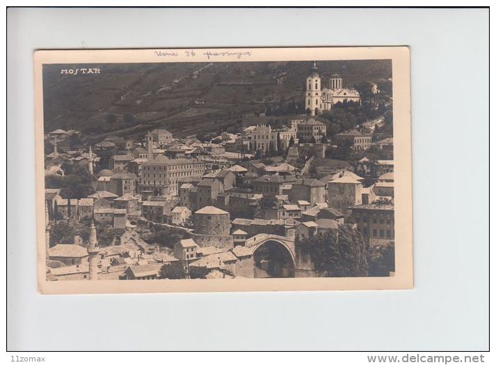 Mostar, Unused Postcard 1936 (st147) Mark TPO 33 ??? - Sarajevo - Bosnie-Herzegovine