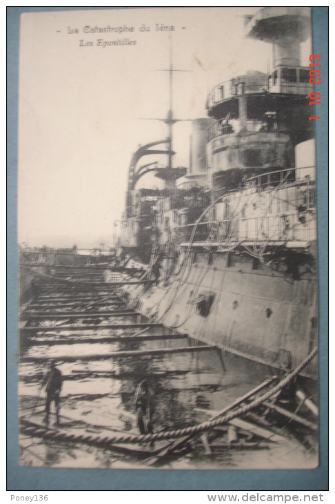 Catastrophe Du"Iena" 1907 Les Epontilles .Photo Baudoin Vincent.Marseille - Bateaux