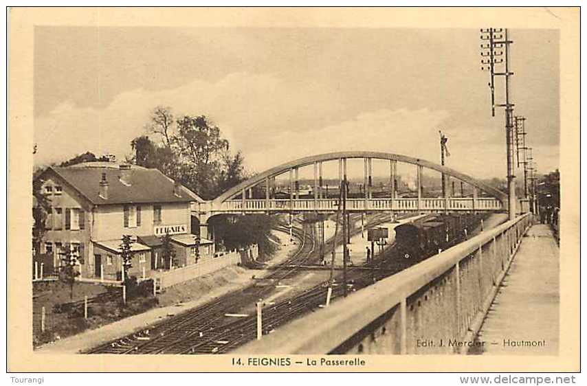 Sept13 394 : Feignies  -  Passerelle - Feignies