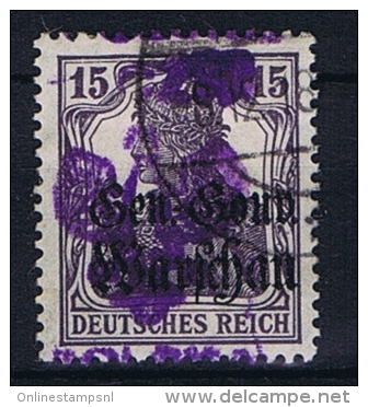 Poland: Local Overprints: Kalisz Type I, On German Occupation Stamps, Surcharge Wide Eagle - Gebraucht