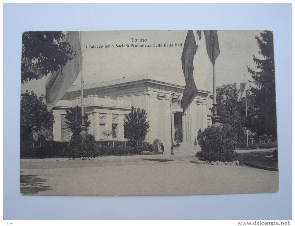 TORINO IL PALAZZO DELLA SOCIETA' PROMOTRICE DELLE BELLE ARTI - FP -non VIAGGIATA *(pie2204 - Autres Monuments, édifices