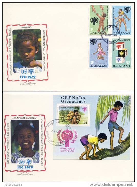 VN - Internationaal Jaar Van Het Kind 1979 - 12 FDC's - ONU