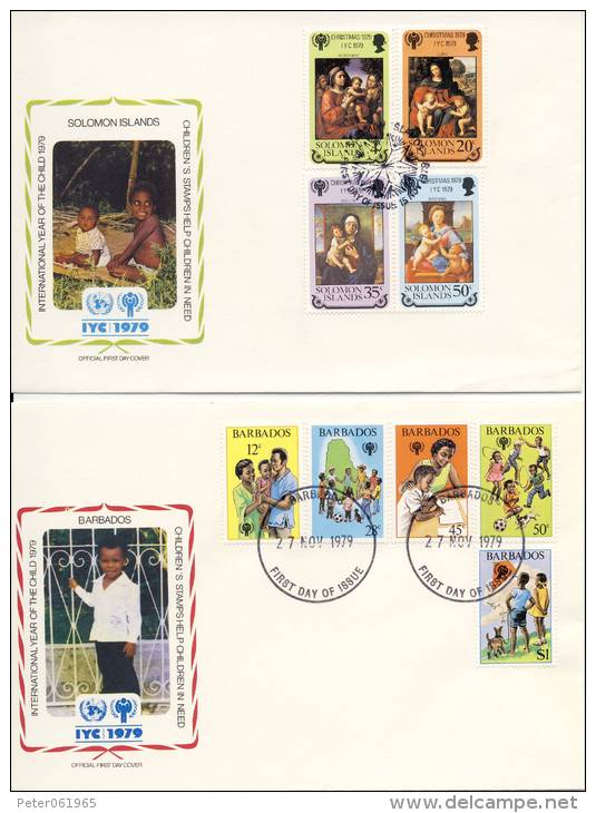 VN - Internationaal Jaar Van Het Kind 1979 - 12 FDC's - ONU