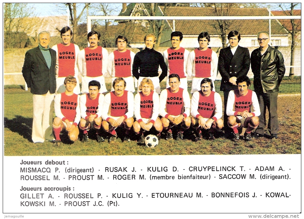 NANTEUIL LE HAUDOUIN 60 - Equipe De Foot - Offert Par Roger Meuble - B-1 - Nanteuil-le-Haudouin