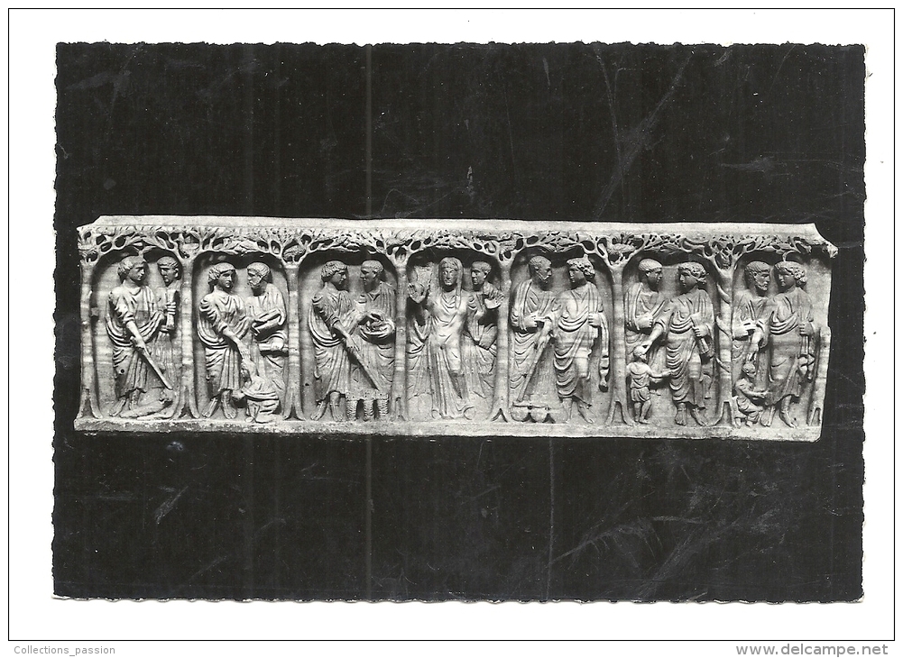 Cp, Sculptures, Sarcophage à Arbres, (Arles - Musée Lapidaire) - Skulpturen