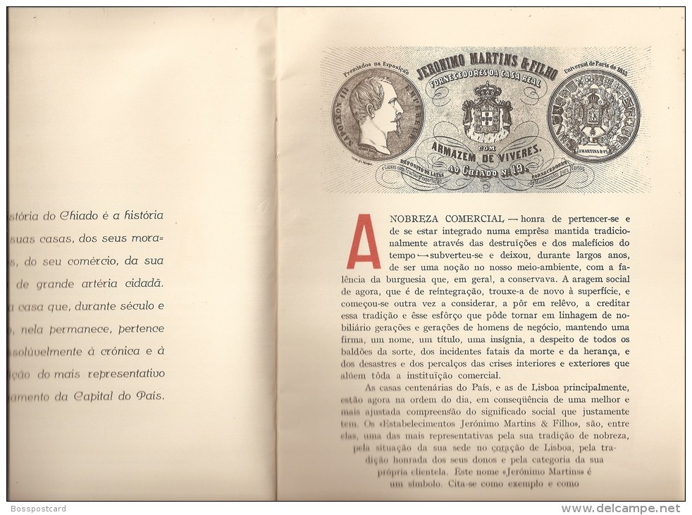 Lisboa - Jerónimo Marins, Publicação De 1942 Comemorativa Dos 150 Anos Dos Estabelecimentos (9 Scans) Publicidade - Andere & Zonder Classificatie