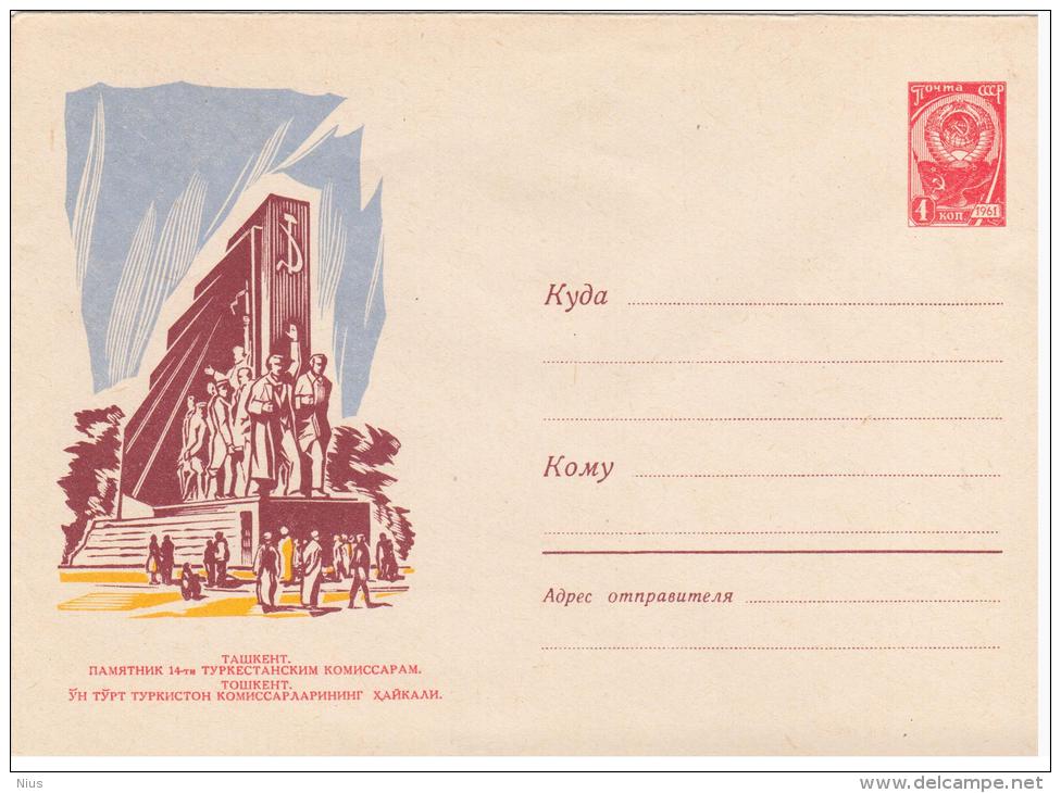 Uzbekistan USSR 1963 Tashkent, Monument Of 14-Turkestan Commissars - Usbekistan