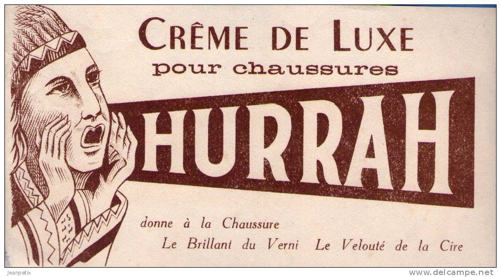 Buvard - Cirage CREME DE LUXE HURRAH - Indien - Sonstige & Ohne Zuordnung