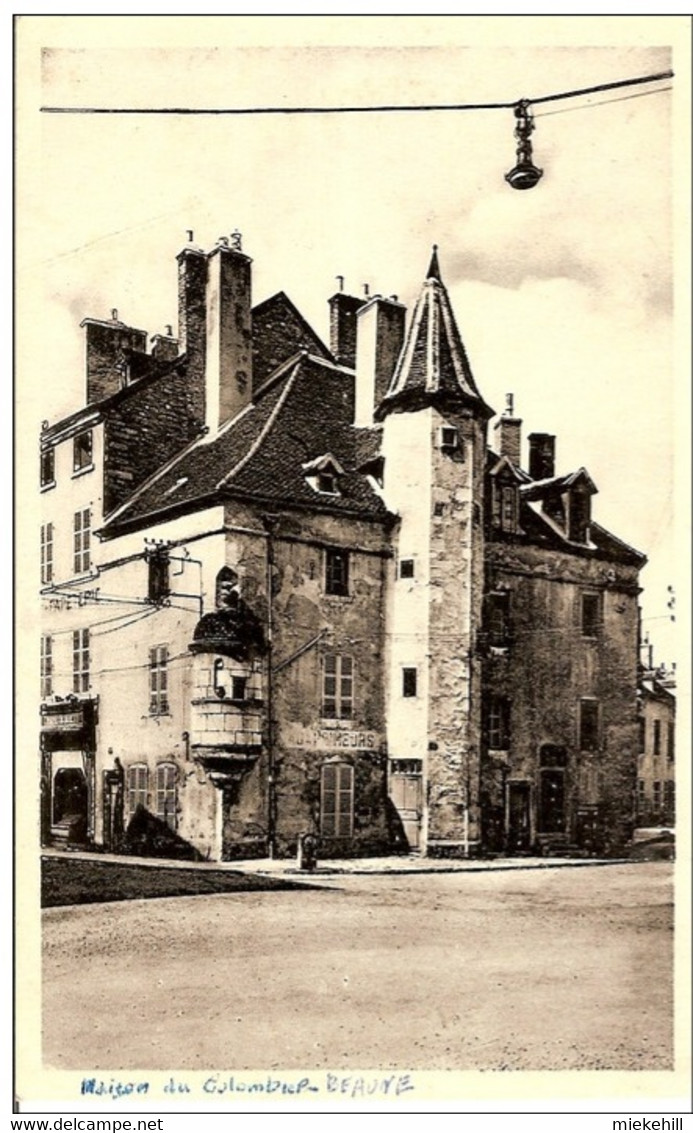 21-BEAUNE-MAISON DU COLOMBIER-Papeterie-imprimerie-colombophilie - Beaune