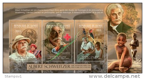 Guinea. 2012  Albert Schweitzer. (401a) - Albert Schweitzer