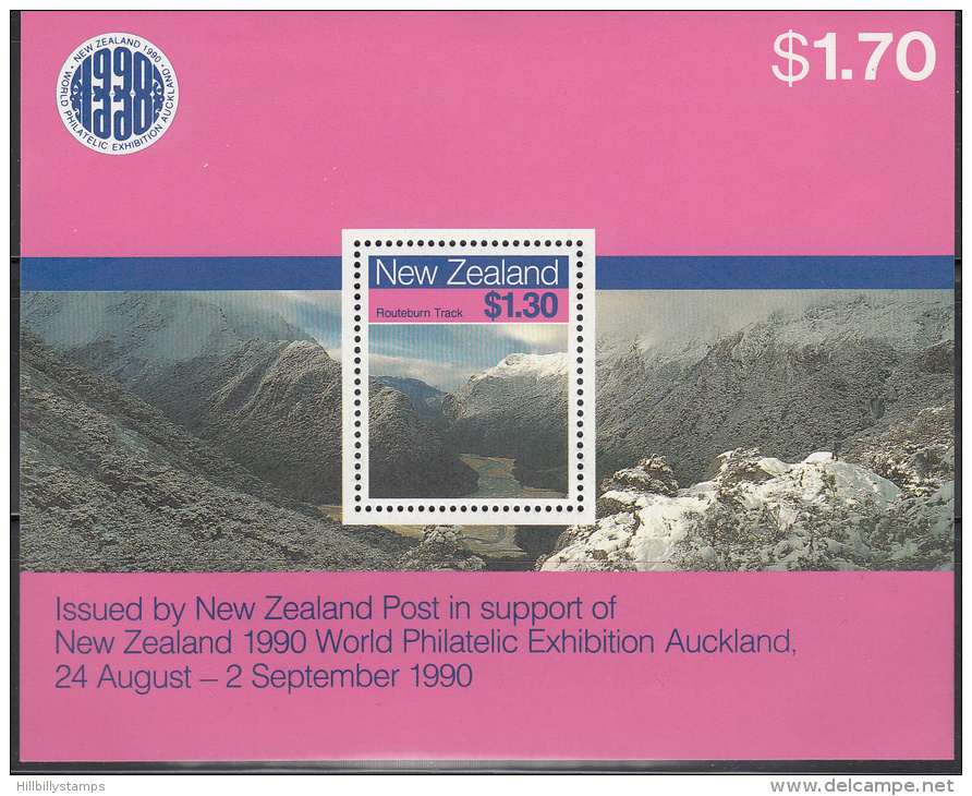 New Zealand  Lot No.  674a     Scott No.906a  Souv. Sheet  Year 1988 - Neufs