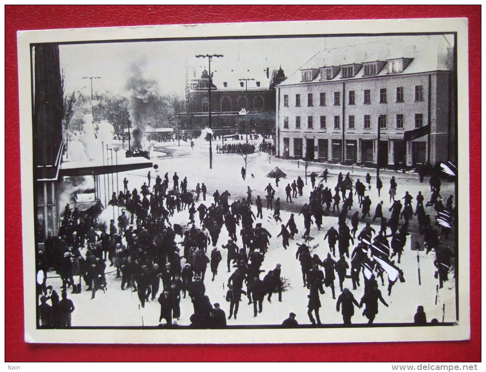 POLOGNE - DECEMBRE 1981 - " SOLIDARNOSC "  CARTE NUMEROTEE - - Polen