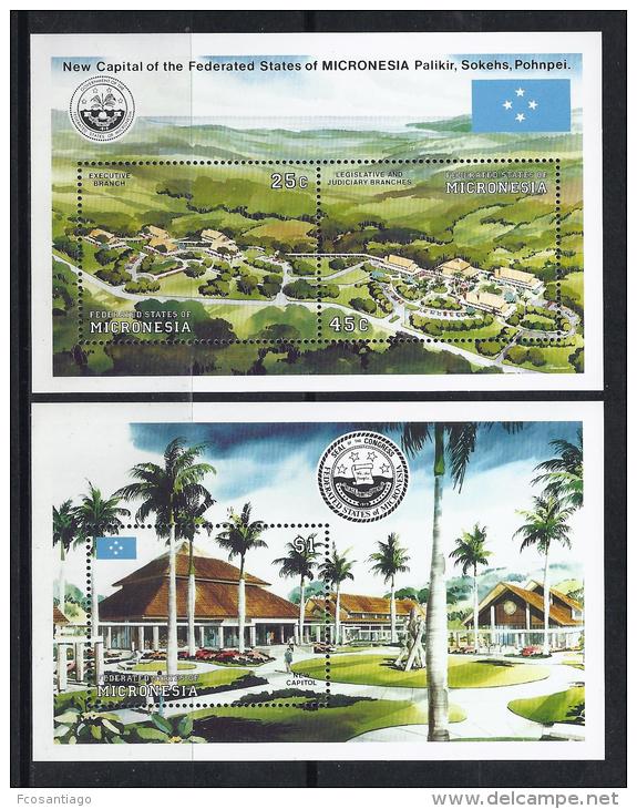 TURISMO - MICRONESIA 1990 - Yvert #H7/8 - MNH ** - Otros & Sin Clasificación