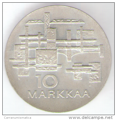 FINLANDIA 10 MARKKAA 1967 AG SILVER 50th Anniversary Of Independence - Finlandia