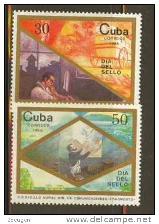 CUBA 1988 MICHEL No: 3181-3182 MNH - Ongebruikt