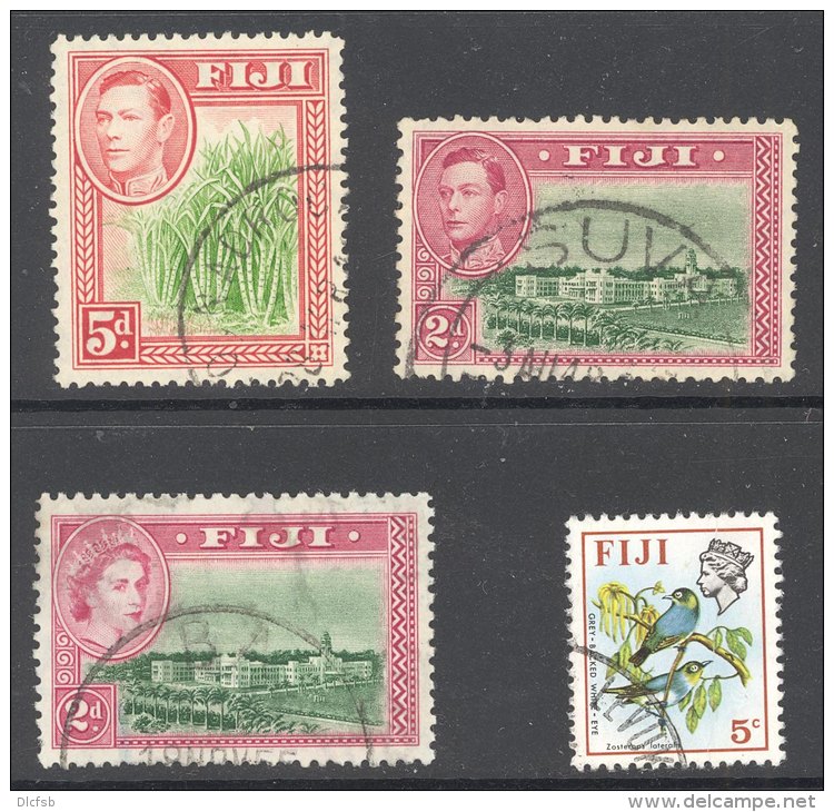 FIJI, Postmark Selection #1 - Fiji (...-1970)